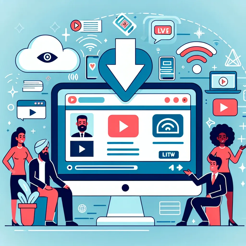 "Ilustrasi panduan lengkap cara mudah download video YouTube untuk menyimpan konten favorit dengan langkah-langkah sederhana."